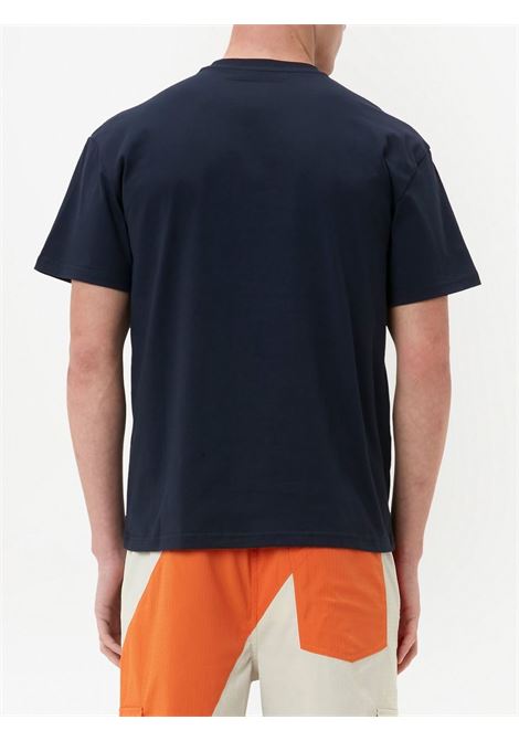 T-shirt con applicazione in blu - uomo JW ANDERSON | JT0061PG0772888