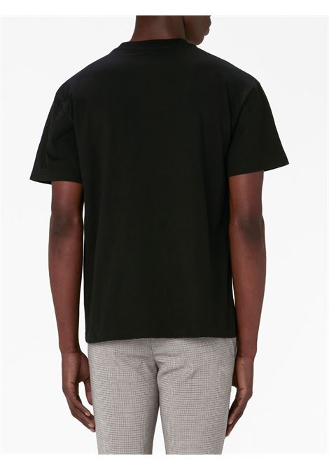 T-shirt con ricamo in nero - unisex JW ANDERSON | JT0160PG0772999