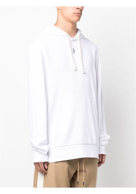 White Anchor-embroidered sweatshirt - men JW ANDERSON | JW0111PG1339001