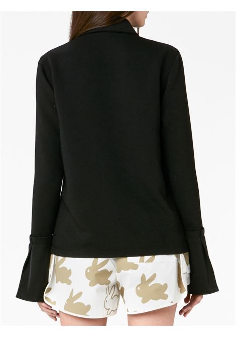 Black long-sleeved half-zip top - women  JW ANDERSON | TP0375PG1253999