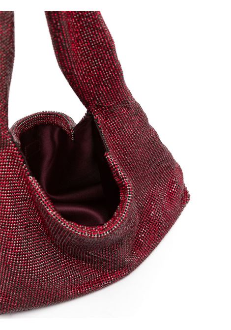 Red medium crystal-embellished shoulder bag - women KARA | HB2766739