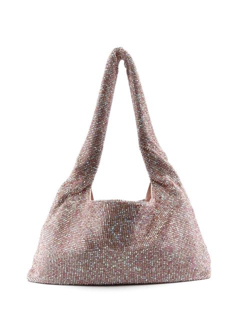 Multicolored crystal-mesh shoulder bag - women  KARA | HB276H6745