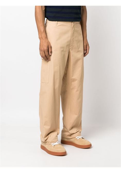 Pantaloni a gamba larga in beige - uomo KENZO | FD65PA2429DL12