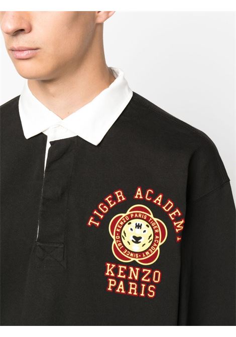 Polo Tiger Academy in nero - uomo KENZO | FD65PO5294SI99J