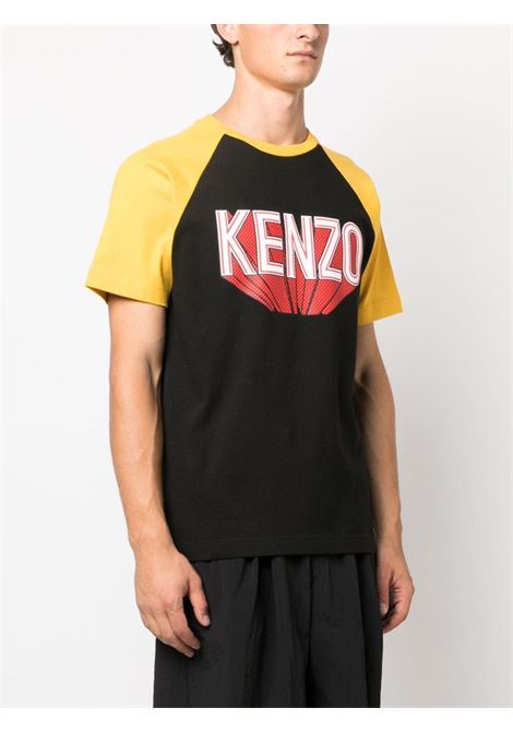 T-shirt Boke Flower in nero - uomo KENZO | FD65TS1064SI99J