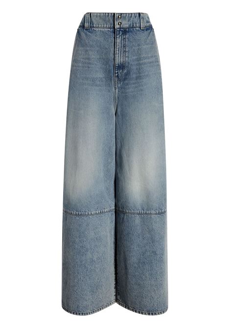 Jeans a gamba ampia in blu - donna KHAITE | Jeans | 1118908094094
