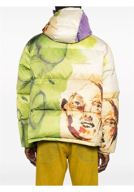 Multicolour Mismatched padded jacket - men KIDSUPER | OW05MLT