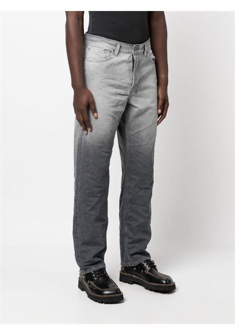 Jeans dritti a vita media in grigio - uomo KSUBI | MPF23DJ012DNM