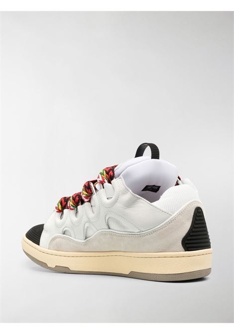 White Curb lace-up sneakers - men LANVIN | FMSKRK11DRA200