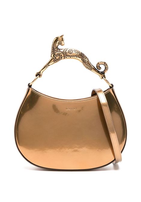 Gold-tone hobo cat tote bag - women  LANVIN | LWBGSHC1METLM1