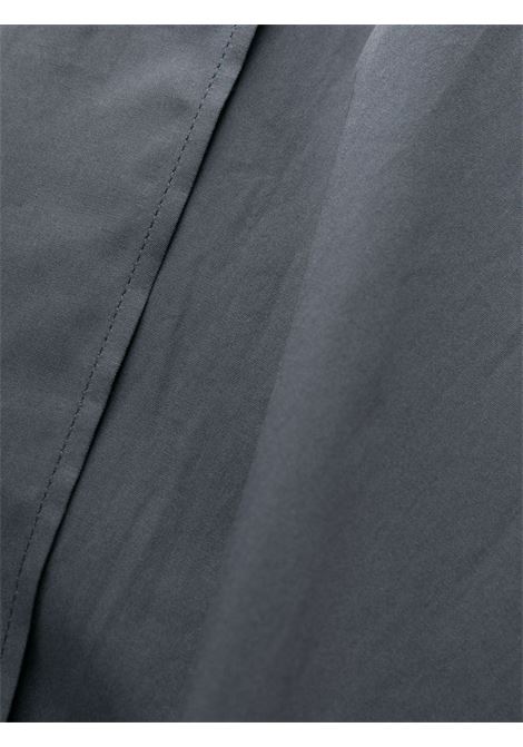 Drak grey twisted poplin shirtdress - women LEMAIRE | DR1024LF1106BK991