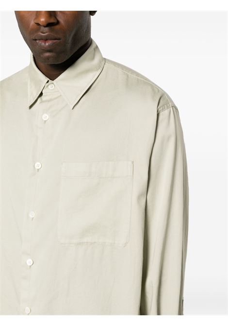 Olive green long-sleeve shirt - men LEMAIRE | SH1039LF1130GR601