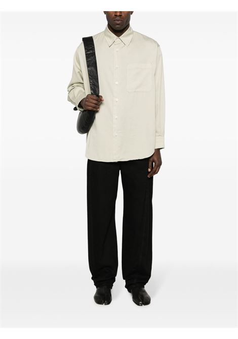 Olive green long-sleeve shirt - men LEMAIRE | SH1039LF1130GR601