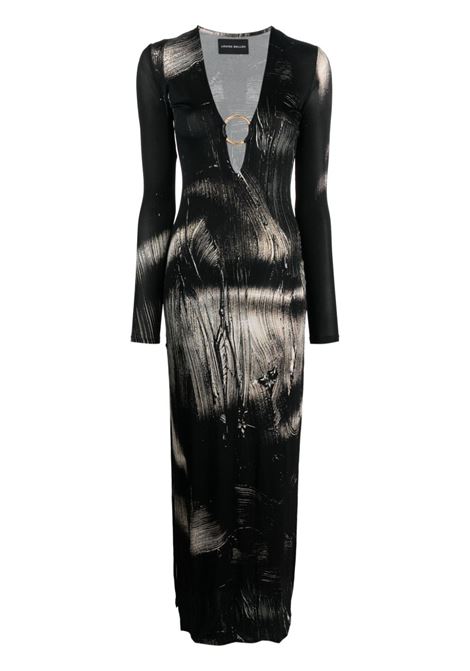 Multicolored Helios abstract-pattern maxi dress - women LOUISA BALLOU | 1141150997