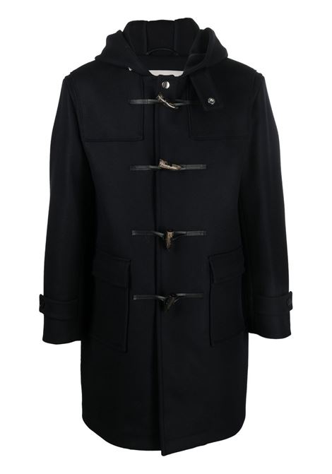 Navy blue Weir toggle-fastening duffle hooded coat - men  MACKINTOSH | GM013SMO49932L133H03