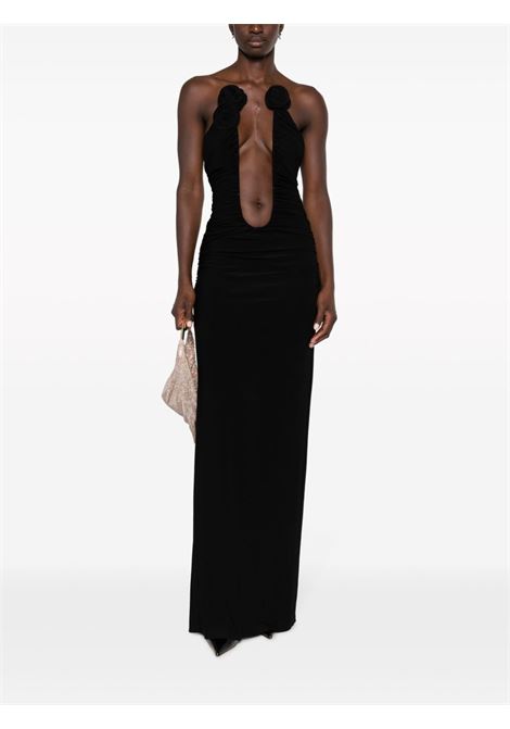 Black strapless plunge maxi dress - women  MAGDA BUTRYM | 141923BLK