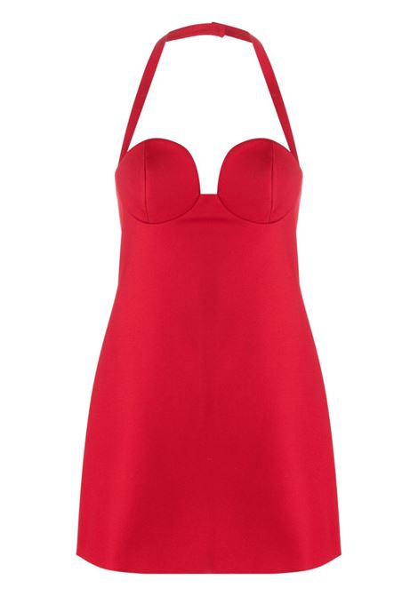 Red sweetheart-neck midi dress - women  MAGDA BUTRYM | 231723RD