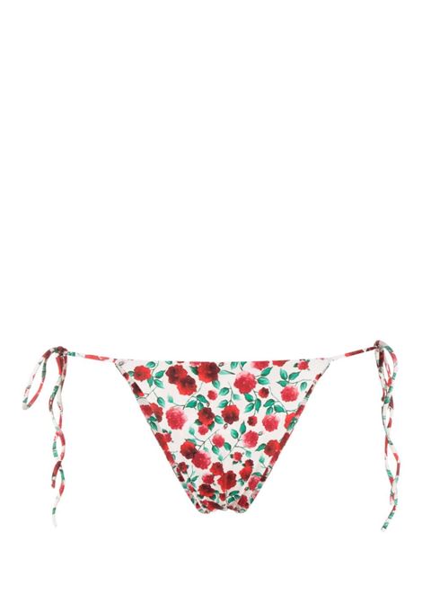 Cream rose-print bikini bottoms - women  MAGDA BUTRYM | 666723CRM