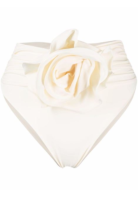 Slip bikini con fiore in bianco - donna MAGDA BUTRYM | 813721CRM