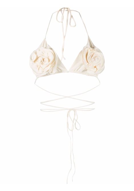 Top bikini con applicazione in bianco - donna MAGDA BUTRYM | 821321CRM