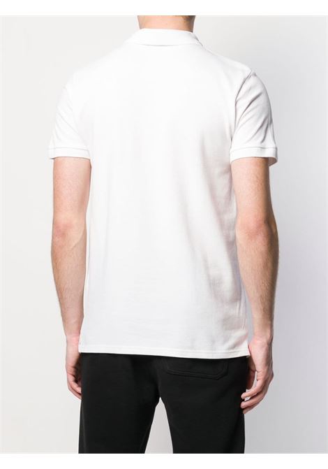 White Fox logo short-sleeve polo shirt - men MAISON KITSUNÉ | AM00200KJ7002P100