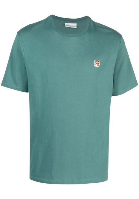 Green Fox-motif T-shirt - men MAISON KITSUNÉ | LM00104KJ0008P315