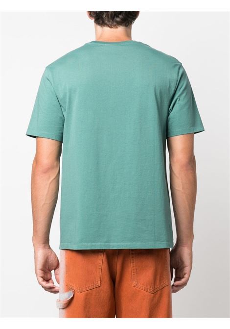 Green Fox-motif T-shirt - men MAISON KITSUNÉ | LM00104KJ0008P315