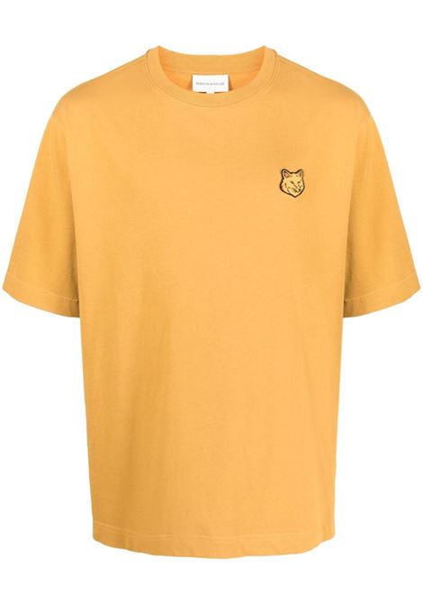 Orange Fox-motif T-shirt - men MAISON KITSUNÉ | LM00107KJ0119P760