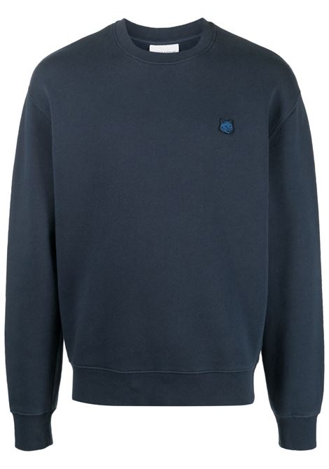Blue Fox-patch sweatshirt - men MAISON KITSUNÉ | LM00302KM0307P476