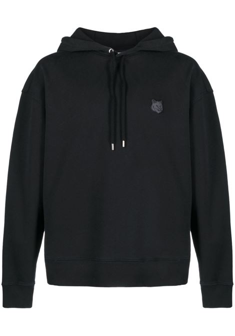 Black Fox-motif sweatshirt - men MAISON KITSUNÉ | LM00705KM0001P199