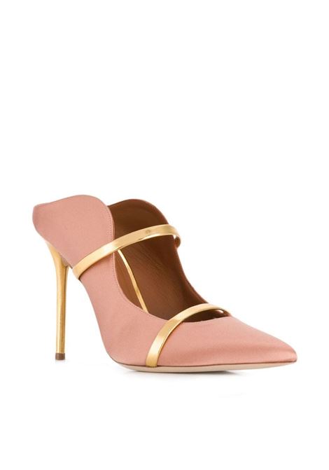 Mules Maureen in rosa e oro - donna MALONE SOULIERS | MAUREEN100109BLSH