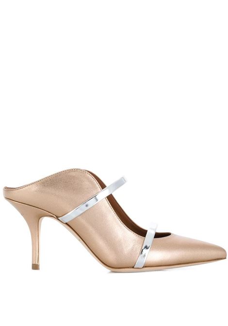 Mules Maureen in argento e oro - donna MALONE SOULIERS | MAUREEN7029GLDSLVR
