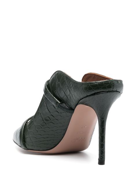 Mules Maureen 100mm in verde - donna MALONE SOULIERS | MAUREEN85185PN