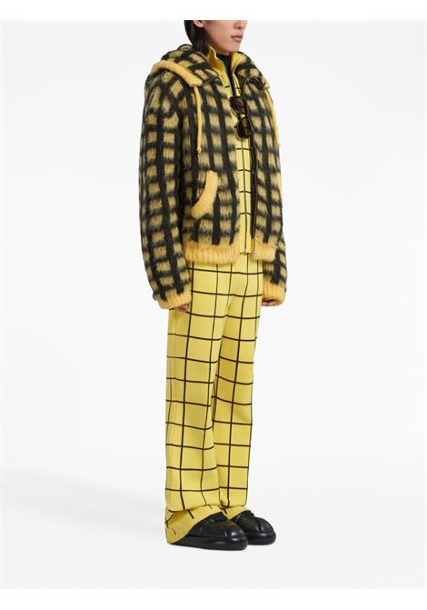 Multicolored check pattern cardigan - men  MARNI | CDMG0116Q0UFU161CHY56