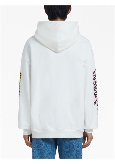 White logo-print sweatshirt - men MARNI | FUMU0067PDUSCV51GLW02