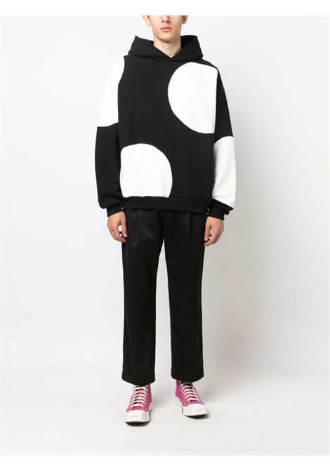 Black and white polka-dot-print sweatshirt - men MARNI | FUMU0067Q2UTC26900N99