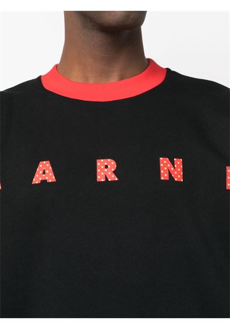 Black crew neck sweatshirt - men MARNI | FUMU0074PBUSCV79PDN99