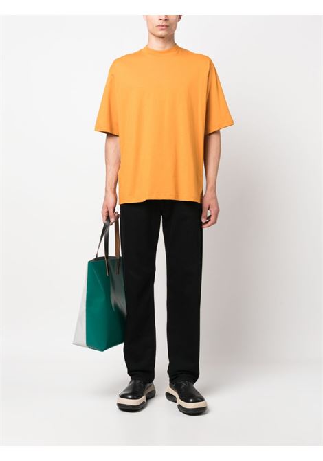 T-shirt a maniche corte in arancione - uomo MARNI | HUMU0223X2UTCZ6800R10