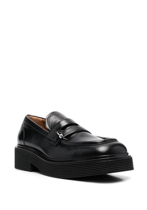 Black Iconic square-toe chunky loafers - men MARNI | MOMR004303P373100N99