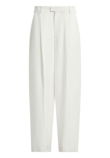 Pantaloni a vita alta in bianco  - donna MARNI | PAMA0449U0UTV99000W01