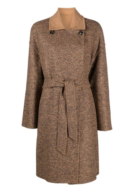 Brown evelin reversible coat - women  MAXMARA ATELIER | 2310161135600001
