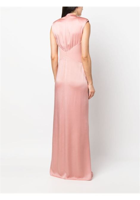 Pink Pilard twist-front V-neck maxi dress - women MAXMARA BRIDAL | 2382260232600014