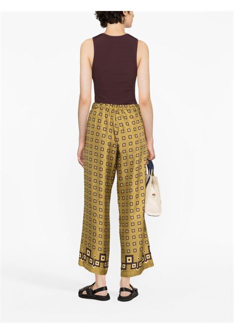 Multicolored timep graphic-print trousers - women  MAXMARA TIMELESS | 2391360138600005