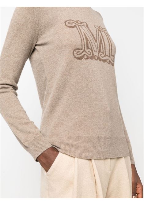 Beige pamir intarsia-knit jumper - women MAXMARA | 2313662133600015
