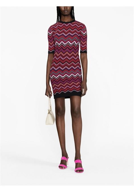 Multicolored zigzag crochet-knit minidress - women  MISSONI | DS23WG3IBK026TSM91F