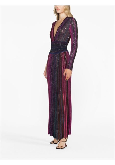 Multicolored sequin-embellished maxi dress - women  MISSONI | DS23WG4ABK027ESM91N