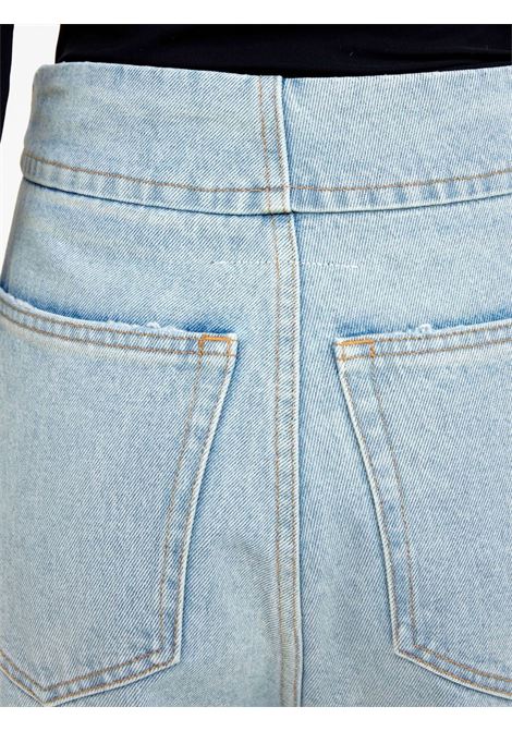 Jeans dritti in blu - donna MM6 MAISON MARGIELA | S52LA0212S30589975