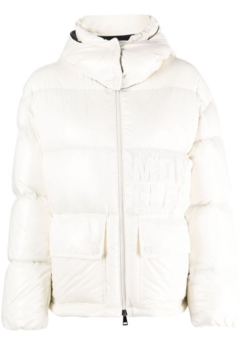 White logo-appliqu? padded jacket - women MONCLER | 1A000395963V034
