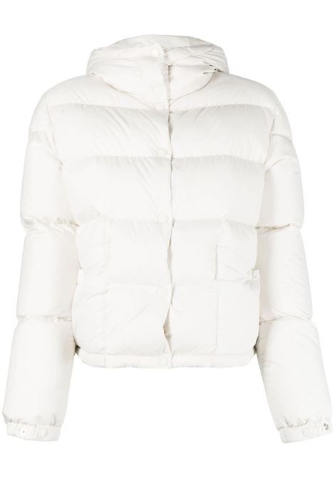 White Ebre quilted hooded jacket - women MONCLER | 1A0004554A81034