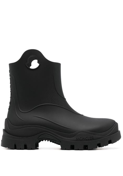 Black Misty textured rain boots - women MONCLER | 4G00030M3549999